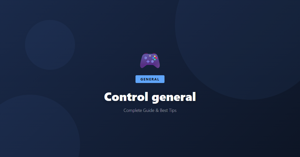 Control: Beginner's Guide & Best Tips - Game Guide