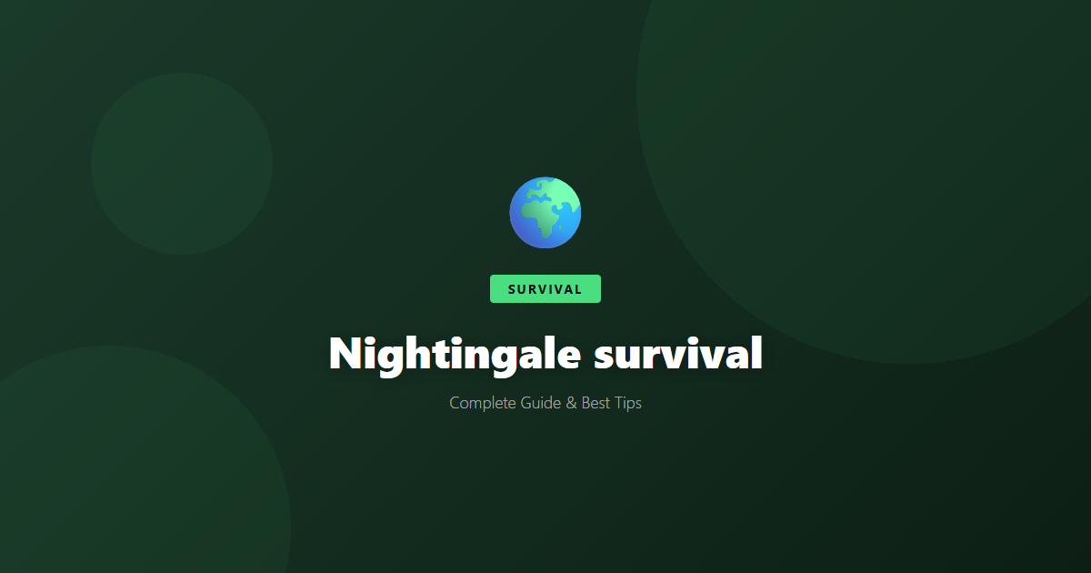 Nightingale: Beginner's Guide & Best Tips - Game Guide