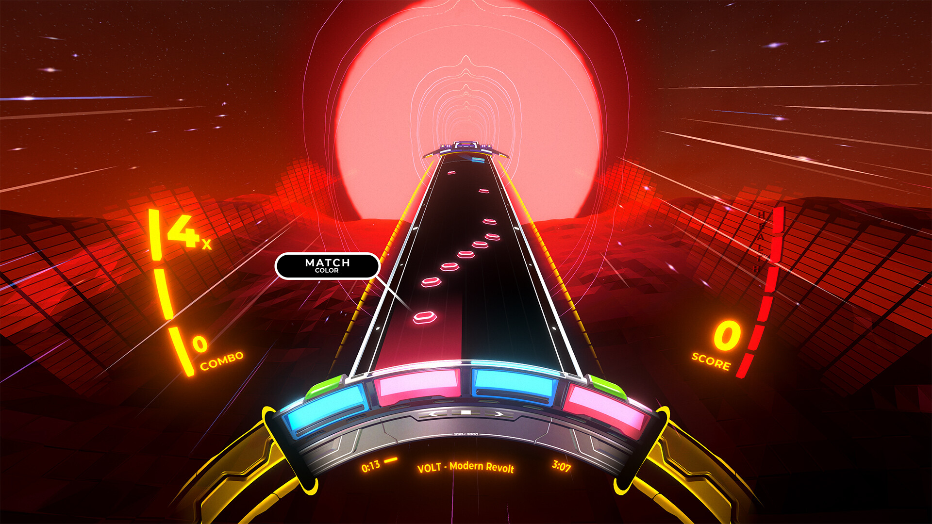 Spin Rhythm XD: Beginner's Guide & Best Tips gameplay screenshot