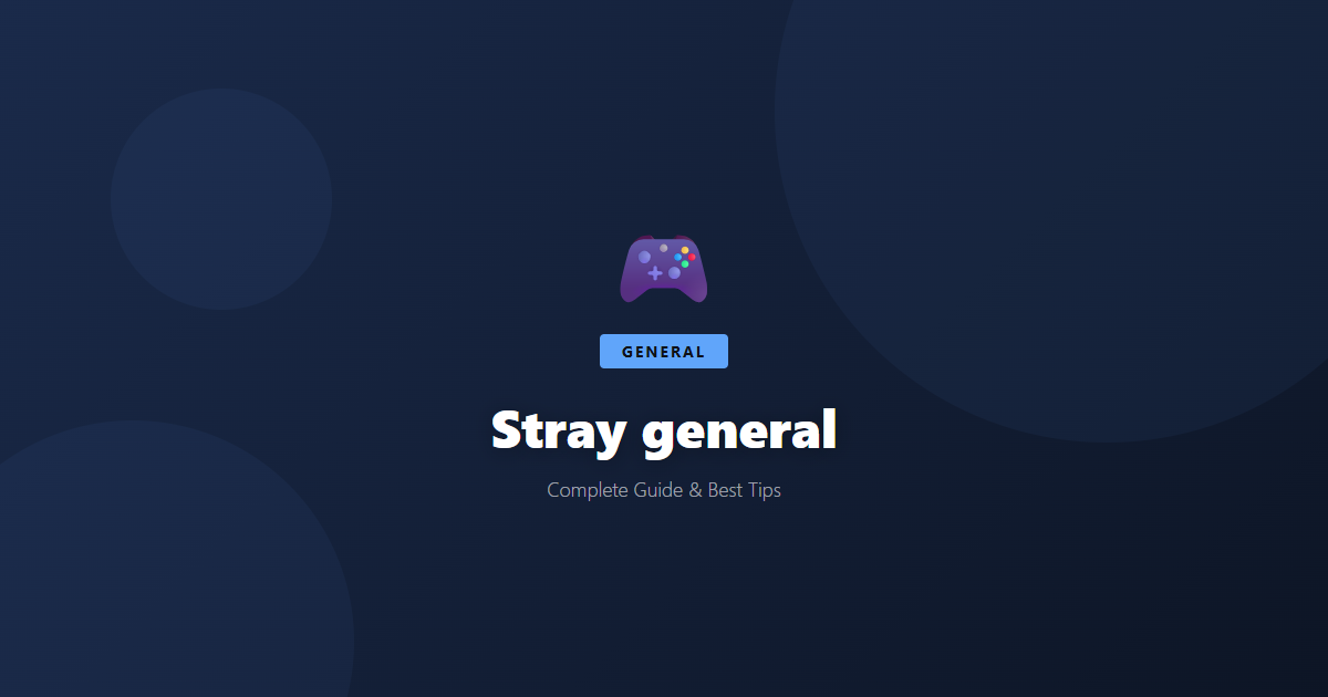 Stray: Beginner's Guide & Best Tips - Game Guide